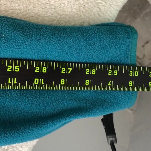 L.L.Bean Womens Fleece Jacket MP Full Zip Stand Collar Outdoors Cozy Teal Green - Picture 6 of 13